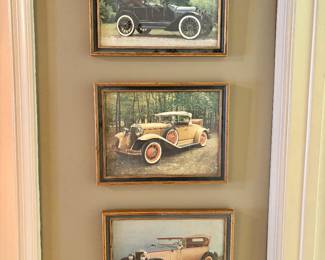 Framed Vintage Car Prints