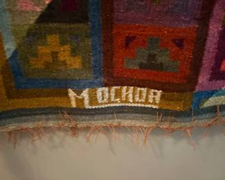Mochoa Signed Tapestry