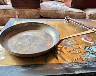 Vintage Copper Saute Pan