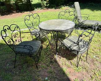 Wrought Iron Patio Set