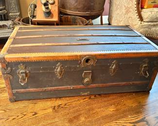  Antique Steamer Trunk