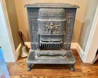 Victorian-Era Cast Iron Parlor Stove