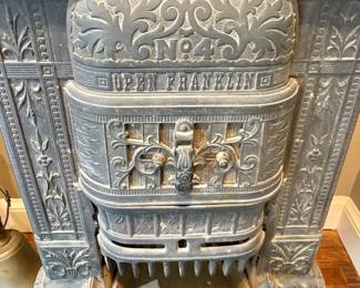 Victorian-Era Cast Iron Parlor Stove