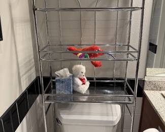 over toilet rack