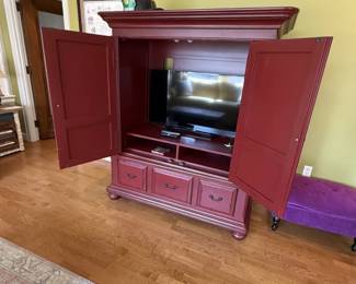 Inside of cabinet