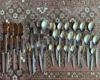 Set of Mid-Century WMF German Sterling Flatware