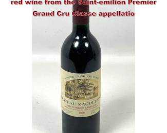 Lot 1973 1994 Chateau Magdelaine, 750ml a red wine from the Saintemilion Premier Grand Cru Classe appellatio