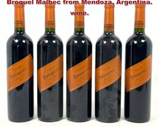 Lot 2025 5 bottles of 2007 Bodegas Trapiche Broquel Malbec from Mendoza, Argentina. wine.