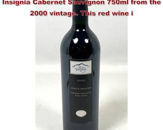 Lot 1981 2000 Fisher Vineyards Coach Insignia Cabernet Sauvignon 750ml from the 2000 vintage. This red wine i