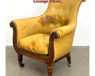 Lot 1702 Regency Style Library Tub Lounge Chair.