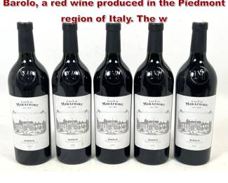 Lot 2028 5 bottles of Casa E. di Mirafiore Barolo, a red wine produced in the Piedmont region of Italy. The w