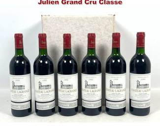 Lot 1951 6pc 1990 Chateau Lagrange SaintJulien Grand Cru Classe 