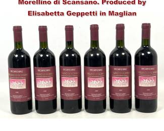 Lot 2027 6 bottles 1998 Fattoria Le Pupille Morellino di Scansano. Produced by Elisabetta Geppetti in Maglian