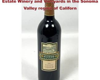 Lot 1980 2004 Zinfandel produced by Kunde Estate Winery and Vineyards in the Sonoma Valley region of Californ