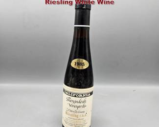 Lot 2009 1985 Shenandoah Vineyards Riesling White Wine 