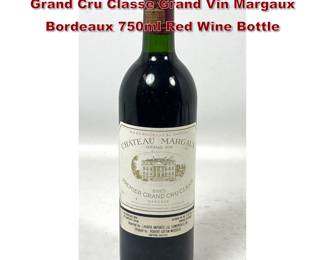Lot 1954 1985 Chateau Margaux Premier Grand Cru Classe Grand Vin Margaux Bordeaux 750ml Red Wine Bottle