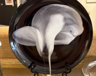 058 Jack Lynam Calla Lily HandPainted Decorative Plate