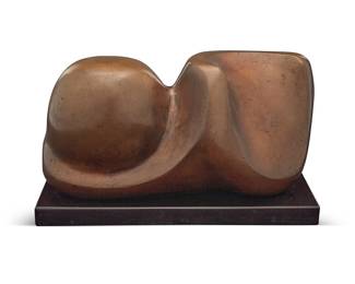 171 Roger Charles Cavalli (b. 1930) Untitled Polished bronze on composite plinth Signed on the lower back: Cavalli; attributed and inscribed to underside of base, possibly in the artist's hand: ROBET CAVALLI MONTREAL Bronze height 5 in., width 9 in., depth 3 1/2 in.; plinth height 3/4 in., width 10 in., depth 3 1/4 in. Estimate: $400 - $600