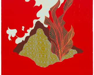 188 Robert Mellor (20th Century) "Untitled," 2004 Acrylic on canvas over panel Signed, titled, and dated, all on the canvas overlap, verso: R. Mellor / 2004 19 3/4 x 15 3/4 in. Estimate: $400 - $600
