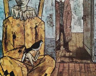 68 After Charles Levier (1920-2003) Clown composition Photomechanical reproduction in colors on paper With the signature printed as part of the image, lower right Sight: 10 7/8 x 8 in. Estimate: $200 - $300