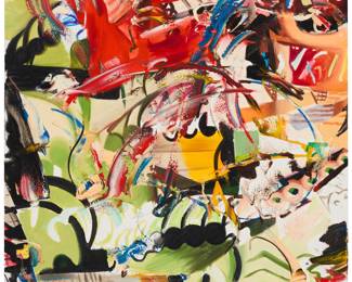 178 John Williams (b. 1975) Abstract composition, 2017 Oil or acrylic on canvas Signed and dated verso: John Williams / 2017 48 1/2 x 36 in. Estimate: $800 - $1,200