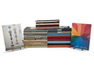 324 A group of Modern art and design auction catalogues Circa 1990s-2000s The majority from LAMA and Rago, with others 43 pieces Largest height 11 in. Estimate: $200 - $400