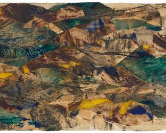240 Teiji Takai (1911-1986) Abstract composition Mixed media with collage on paper Signed in pencil lower right: Teiji Takai Image/Sheet: 13 x 19 in. Estimate: $400 - $600