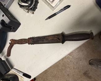 Vintage Sure grip slide hammer nail puller Bridgeport Hardware