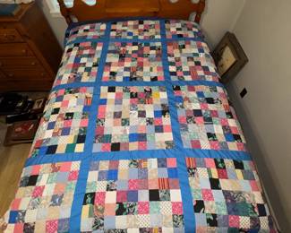 Hand quilted