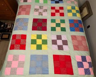 Beautiful handmade quilt