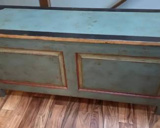 Eddie West HandPainted Blanket Chest by DeWitt Designs