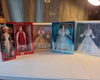 Barbie Collector Doll Collection Holiday, Celebration Millennium Editions 5 New in Box