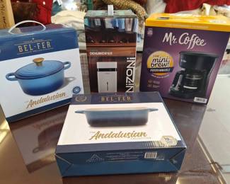 NewinBox BelFer Cookware, NIZONI Dehumidifier Mr. Coffee Mini Brew Appliance Collection