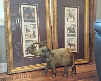 Crown Fine Arts Safari Prints Elephant Sculpture Collection
