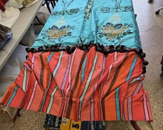 Turquoise Drapes