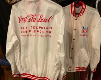 Coca Cola Bowl Cheerleader Jacket. Our family knows the cheerleaders that wore these jackets.