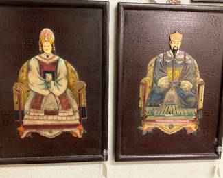 Vintage Chinese Emperor & Empress
