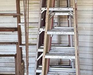 several ladders