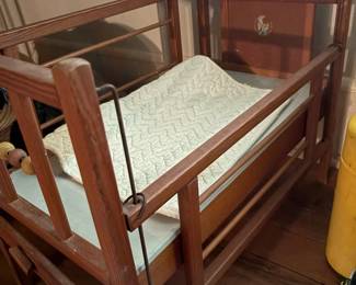 old baby rocking bed