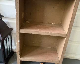 very old shelf unit