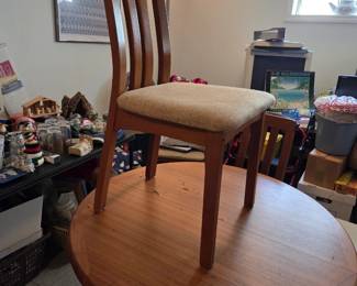 Round table and chairs