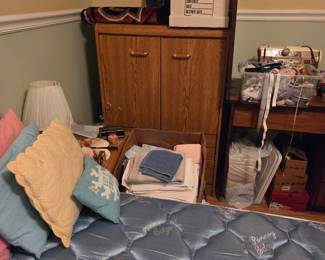Bed with headboard