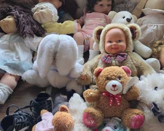 Doll and stuff animals 