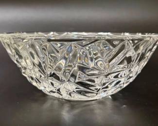 Massive Tiffany rock cut salad bowl