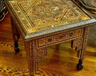 1960s Moroccan inlaid table
