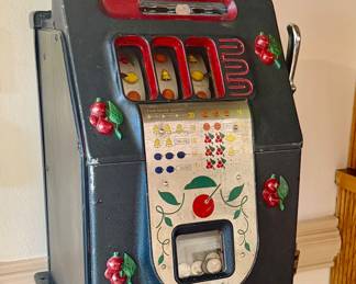 Mills $1.00 Cherry Front Slot Machine Circa 1940's