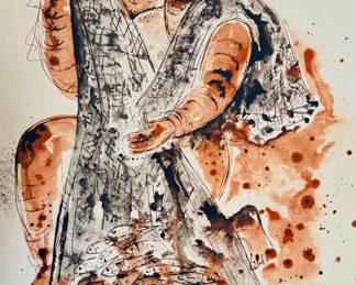 Reuven Rubin "The Fishermen" Lithograph