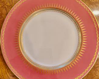 1940s pink and gold Royal Worcester