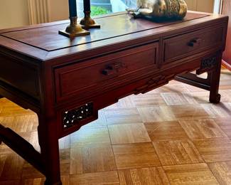 ANTIQUE ROSEWOOD CHEST