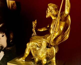 Gilt bronze statue circa 1870-90
